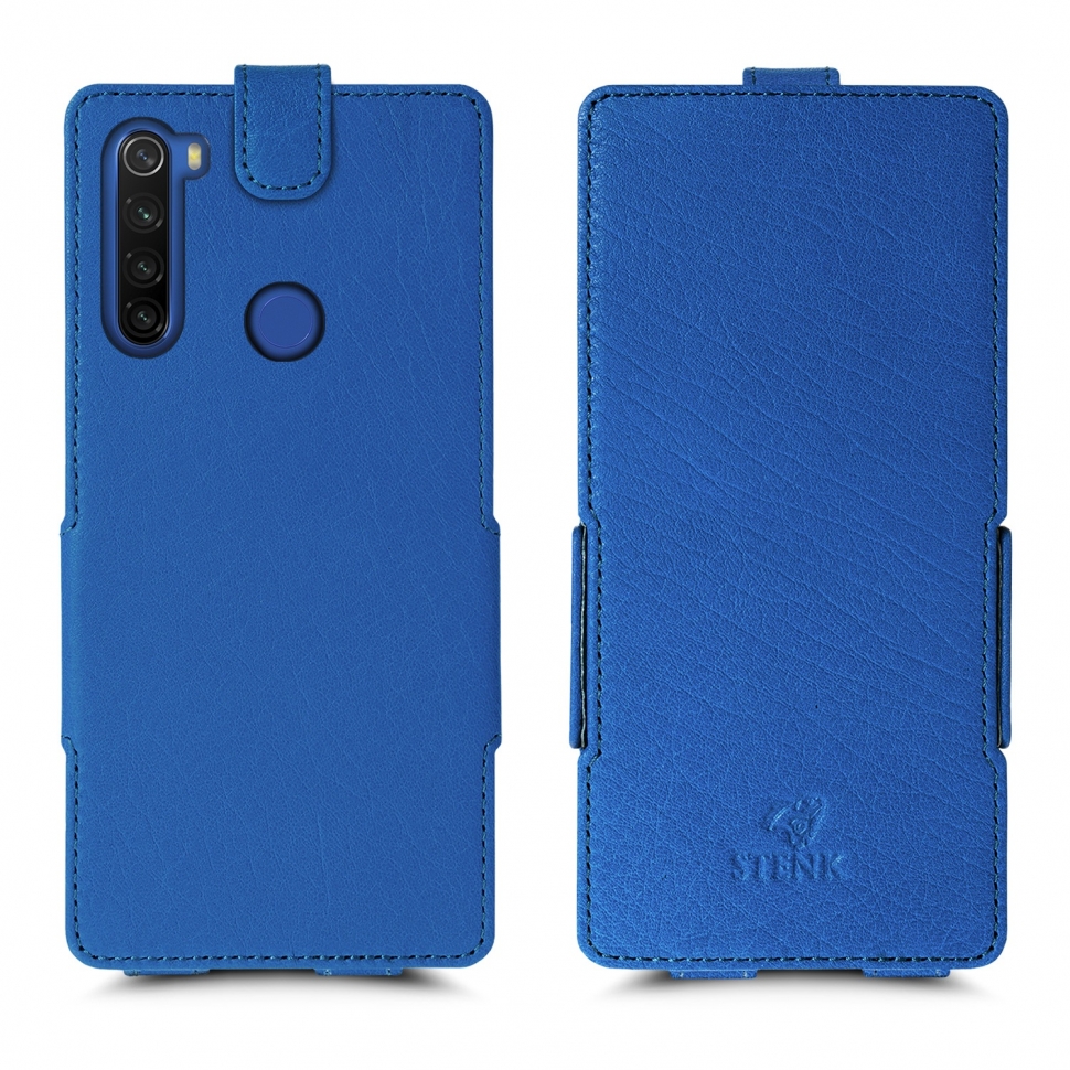 

Чехол флип Stenk Prime для Xiaomi Redmi Note 8 Ярко-синий
