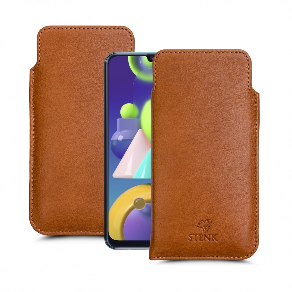 

Футляр Stenk Elegance для Samsung Galaxy M21 Camel