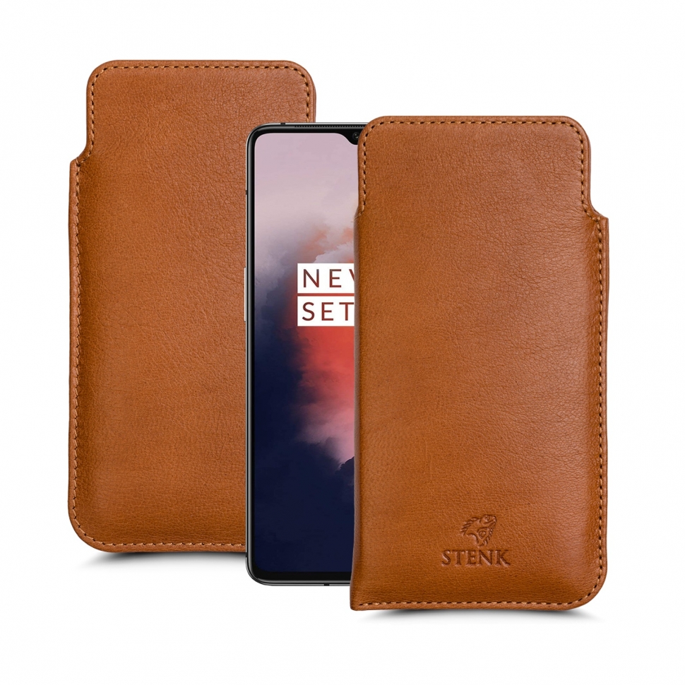 

Футляр Stenk Elegance для OnePlus 7T Camel