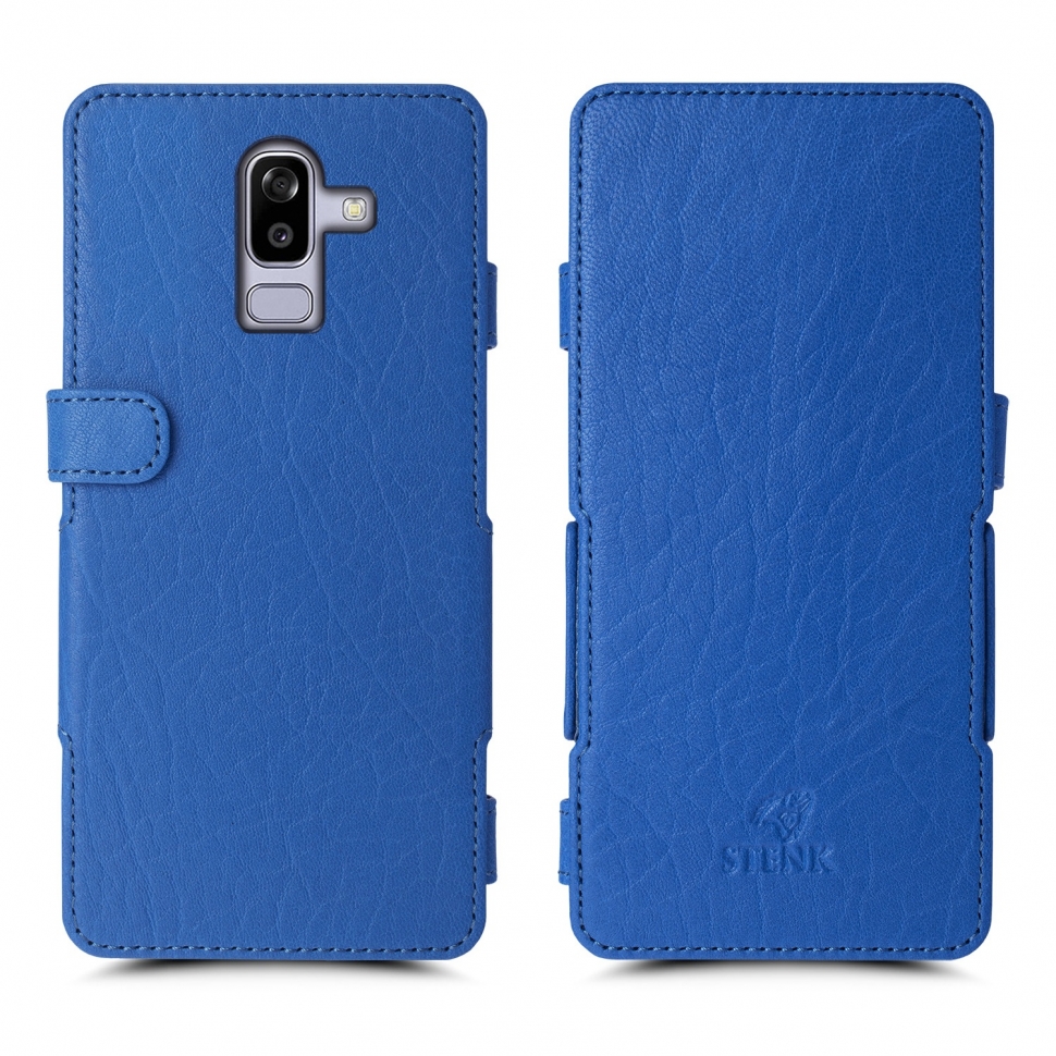 

Чехол книжка Stenk Prime для Samsung Galaxy J8 (2018) Ярко-синий