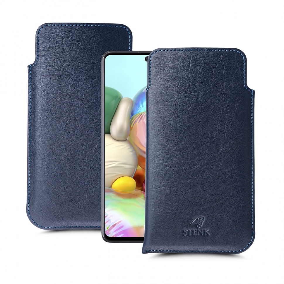 

Футляр Stenk Elegance для Samsung Galaxy A71 Синий