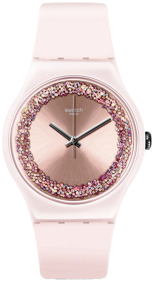 

Женские часы SWATCH PINKSPARKLES SUOP110