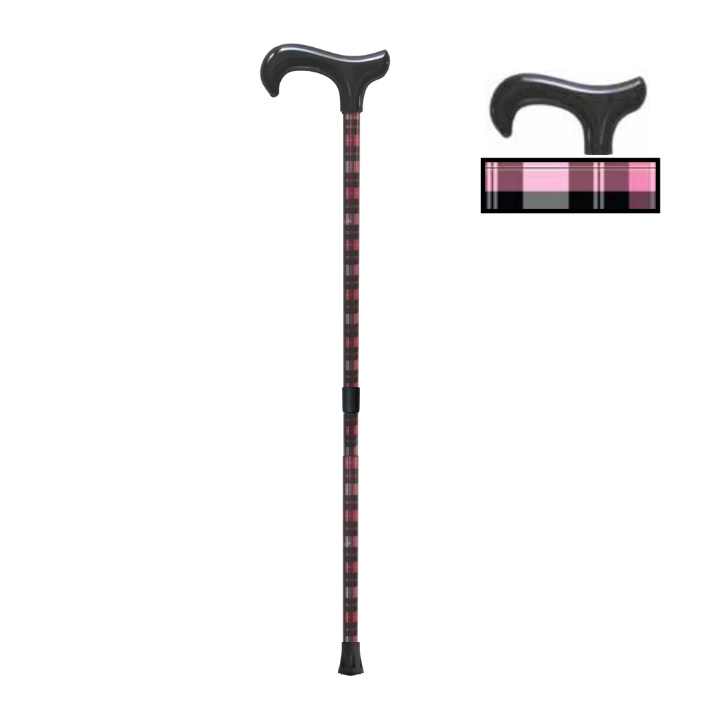 

Трость Maniquick MQ Perfect MQ525 Tartan Rosa Derby Nero (4093)
