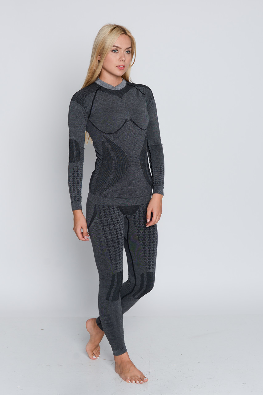 

Женская термокофта с шерстью альпаки Hanna Style XS Темно-серый 000121609