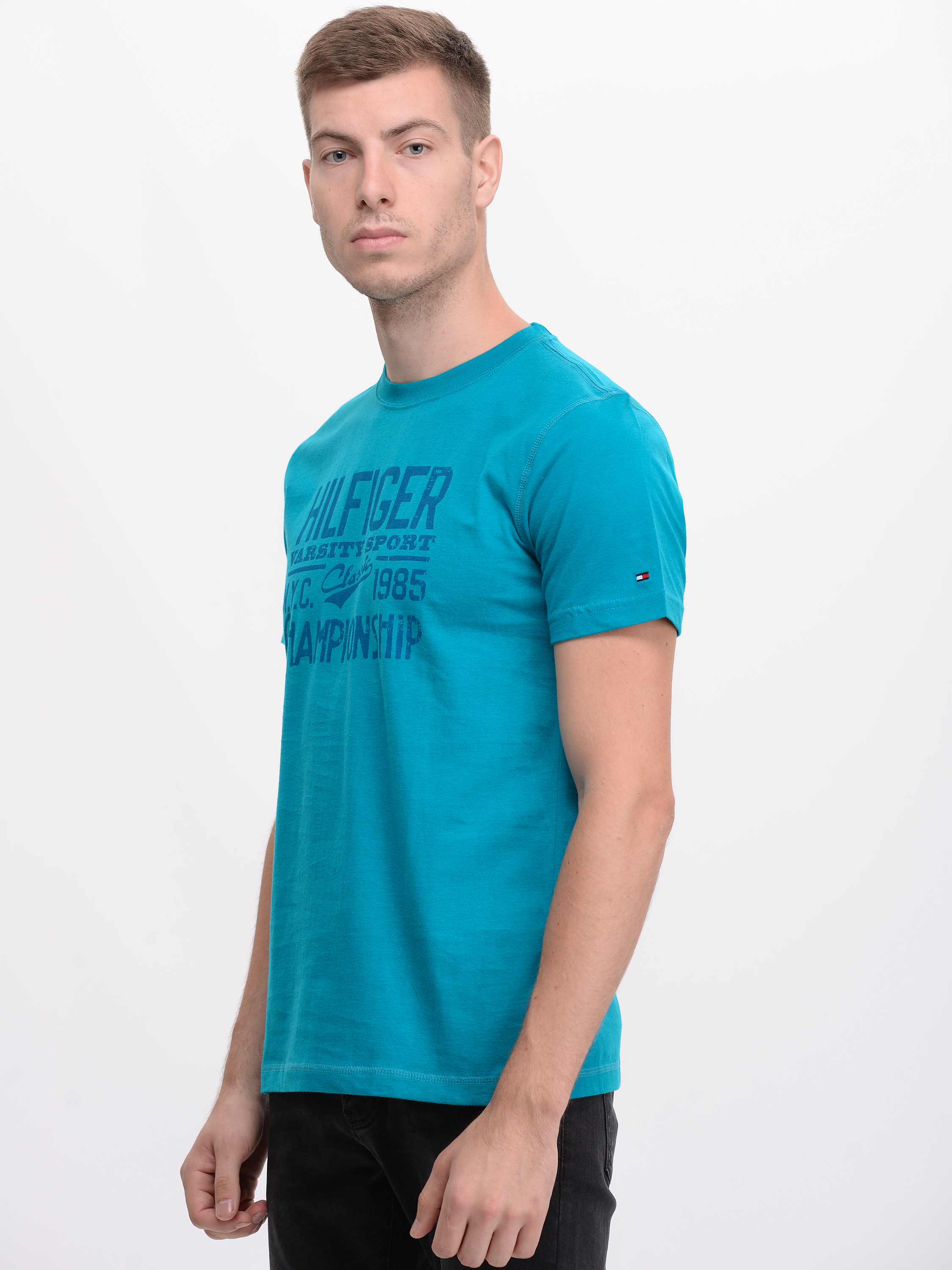 

Футболка Tommy Hilfiger 9130 L (48) Бирюзовая