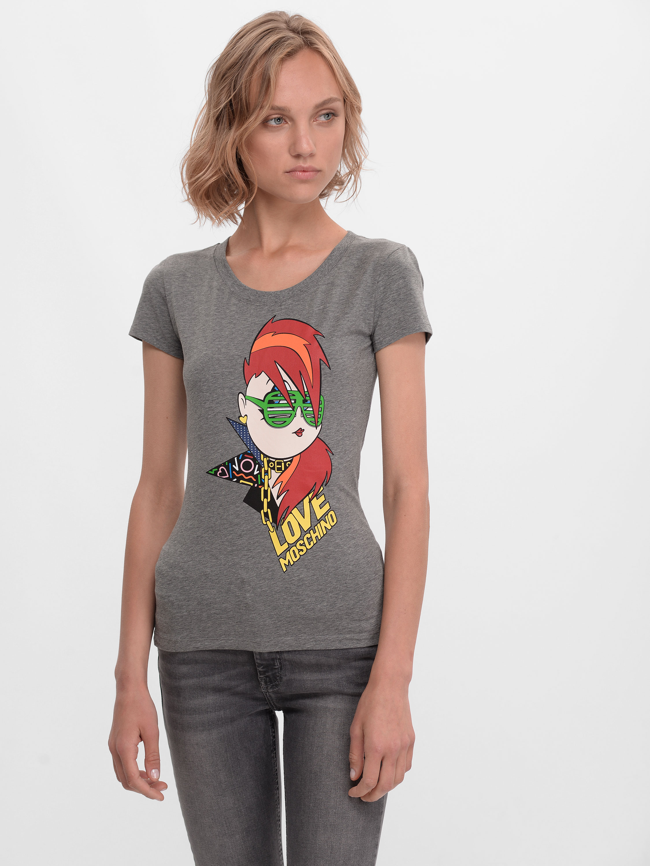 

Футболка Love Moschino 9658.1 38 (42) Темно-серая