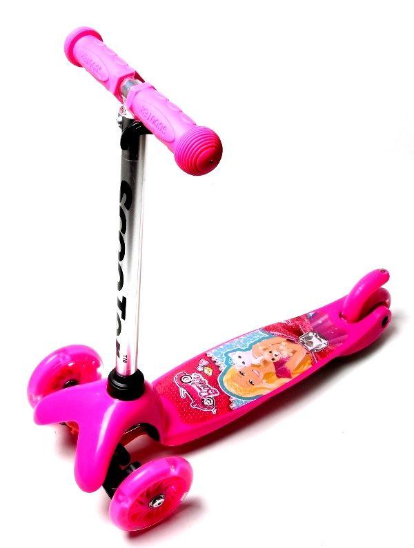 

Детский самокат SCOOTER MICRO MINI Светящиеся колеса BARBIE (SD 880884341)