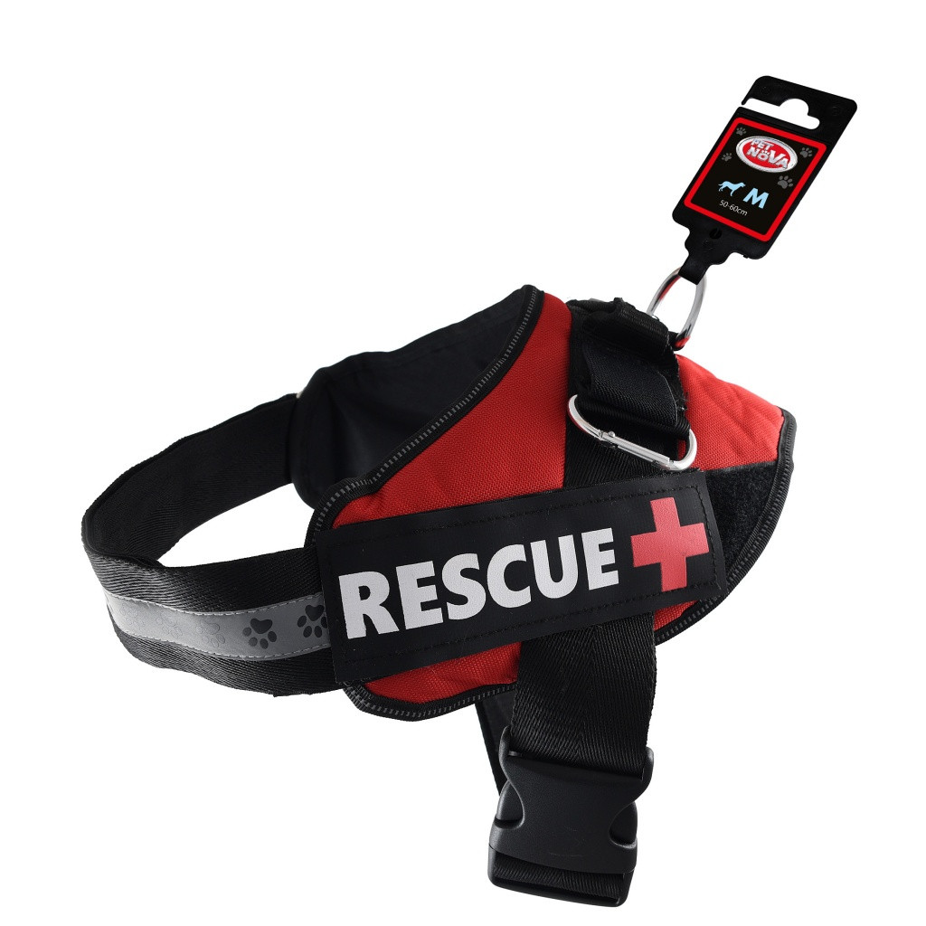 

Шлея усиленная Pet Nova Rescue+ XXL 80-110 см Красная (HA-RESCUE-RE-XXL)