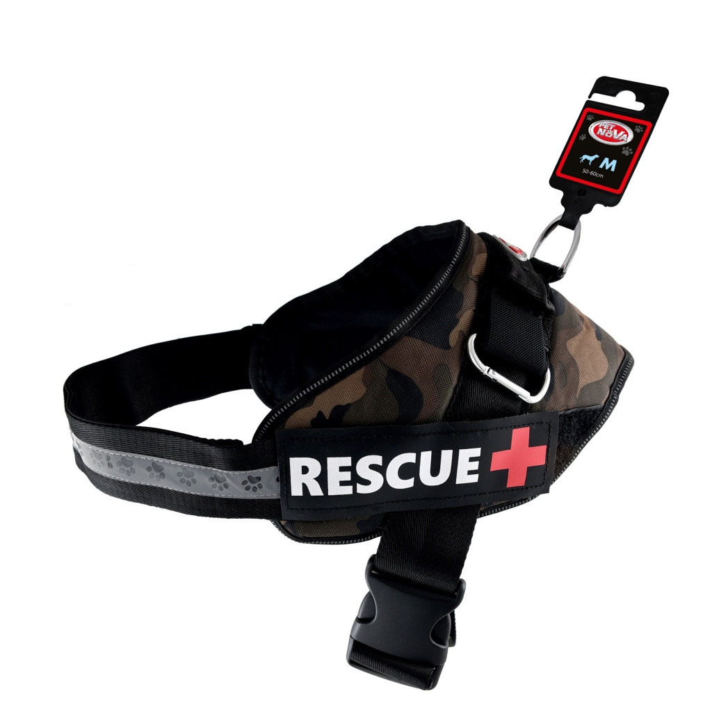 

Шлея усиленная Pet Nova Rescue+ XL 75-105 см Камуфляж (HA-RESCUE-CAMUFLAGE-XL)