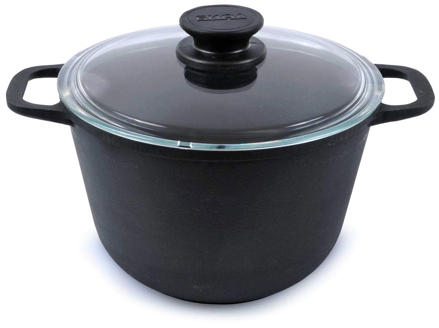 

Кастрюля, казан со стеклянной крышкой Биол 6 л Черный 000067149