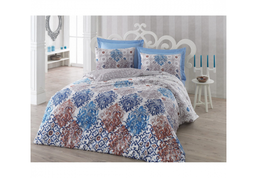 

Комплект постельного белья Cotton Box Gonul Kahve Разноцветный