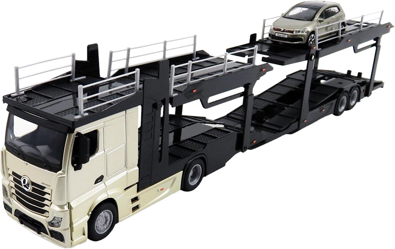 

Игровой набор Bburago Автотранспортер Mercedes-benz Actros c автомоделью VW Polo GTI Mark 5 (18-31458) (4893993314560)