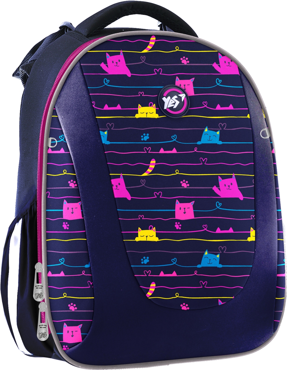 

Рюкзак школьный каркасный YES H-28 женский 0.9 кг 30x37x19 см 20.5 л Cats (558040)