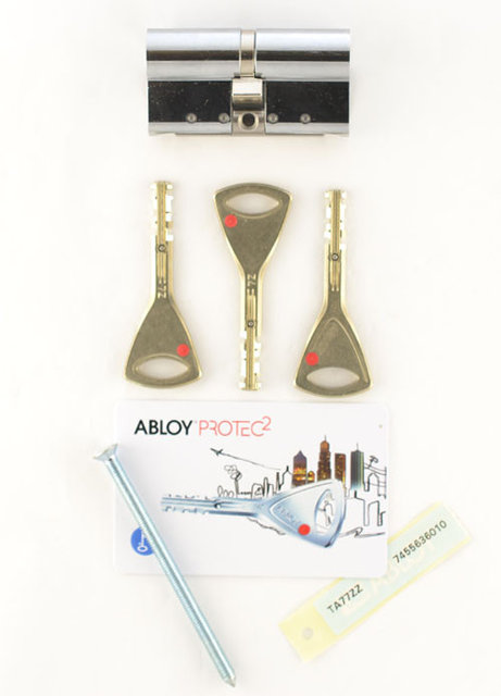 

Цилиндр Abloy Protec2 117 мм (56х61) ключ/ключ хром