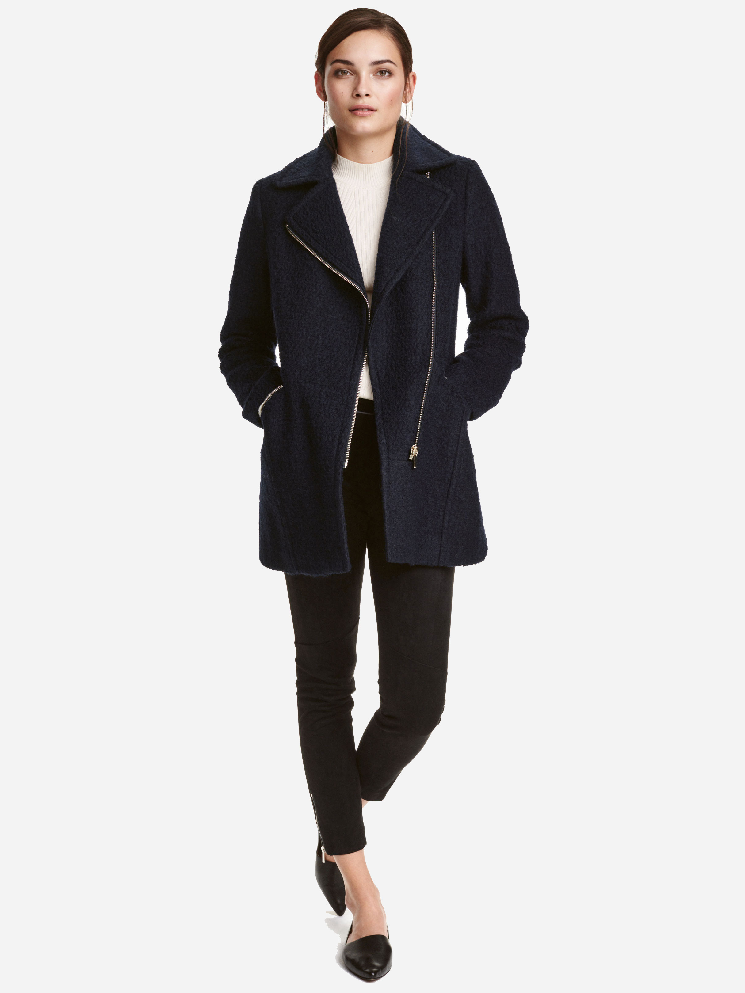 

Пальто H&M XAZ070334YVQX  Темно-синее, Пальто H&M XAZ070334YVQX 46 Темно-синее