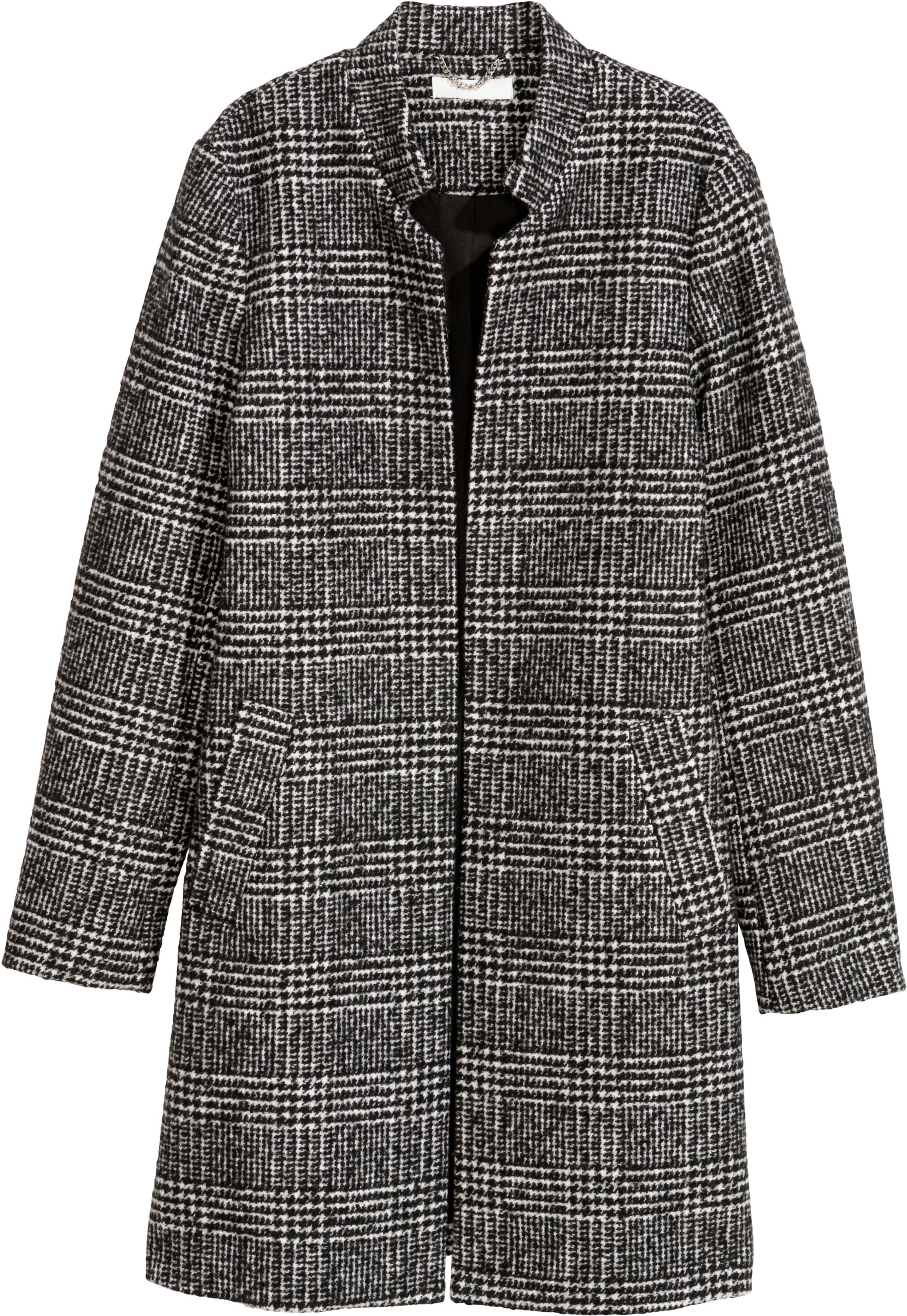 

Пальто H&M XAZ181079LBEO  Черное с белым, Пальто H&M XAZ181079LBEO 38 Черное с белым