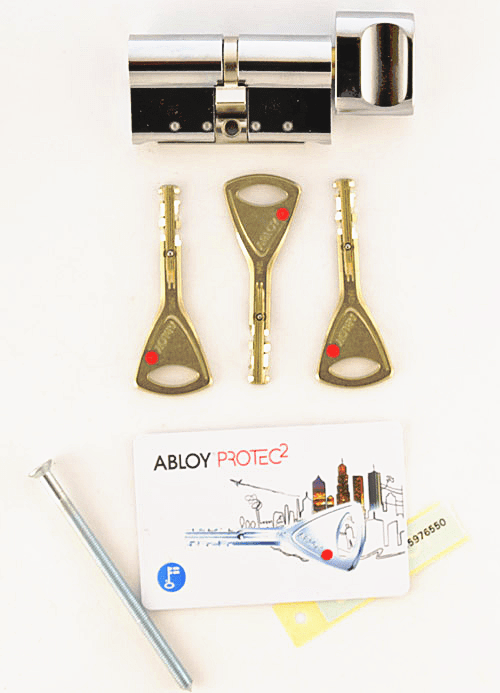

Цилиндр Abloy Protec2 122 мм (51х71Т) ключ/тумблер хром