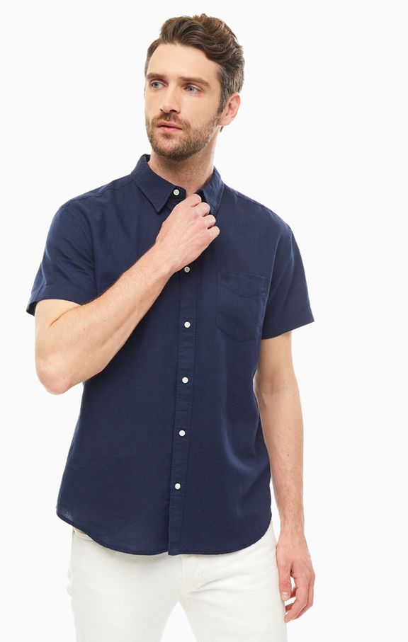 

Рубашка Wrangler 1 Pocket Shirt Regular Fit Синий S-00