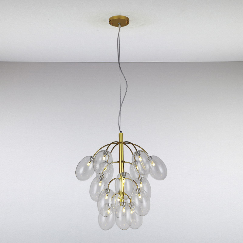 

Люстра Light House LS-13156-15 GD+CL золото