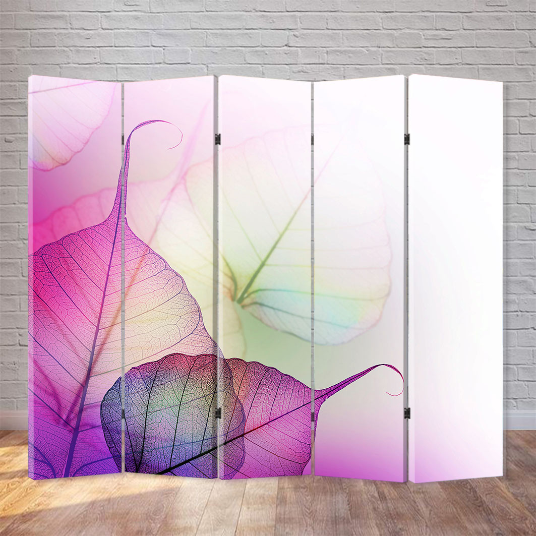 

Ширма декоративная FineDecor "Цветные листья" 200x180 см 034b