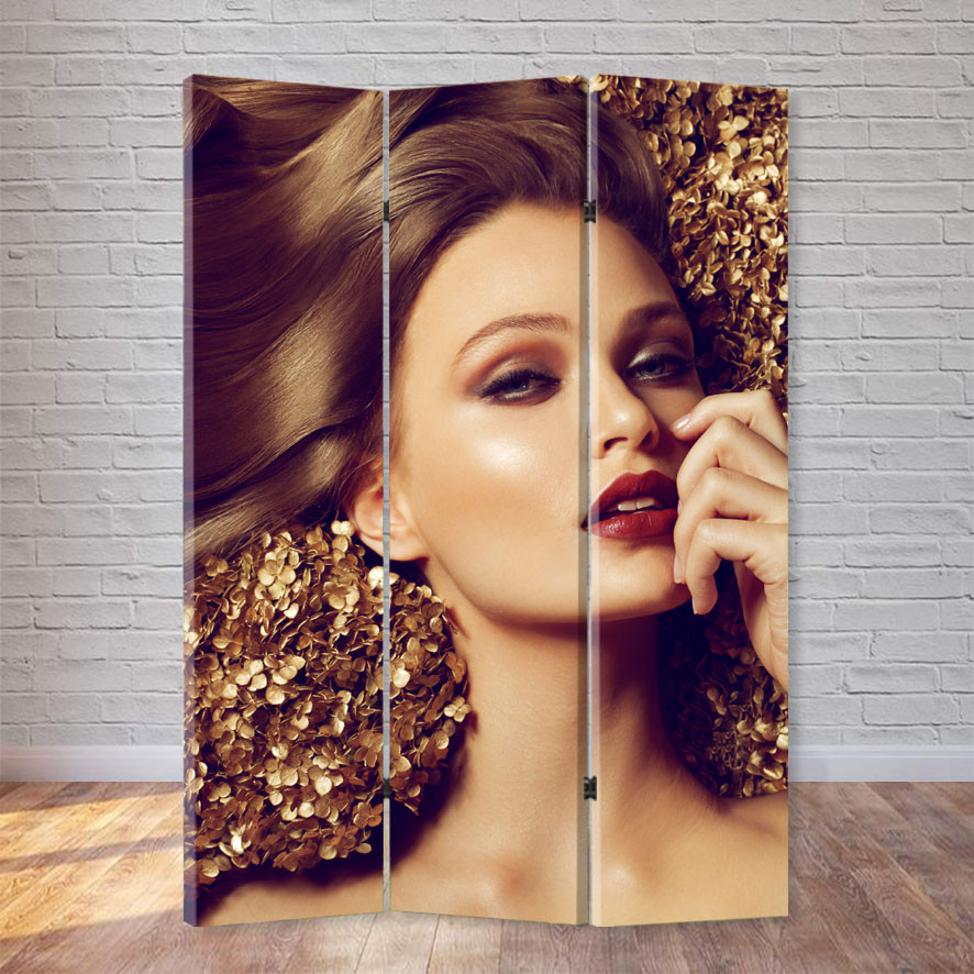 

Ширма декоративная FineDecor "Золотой макияж" 120x180 см 216
