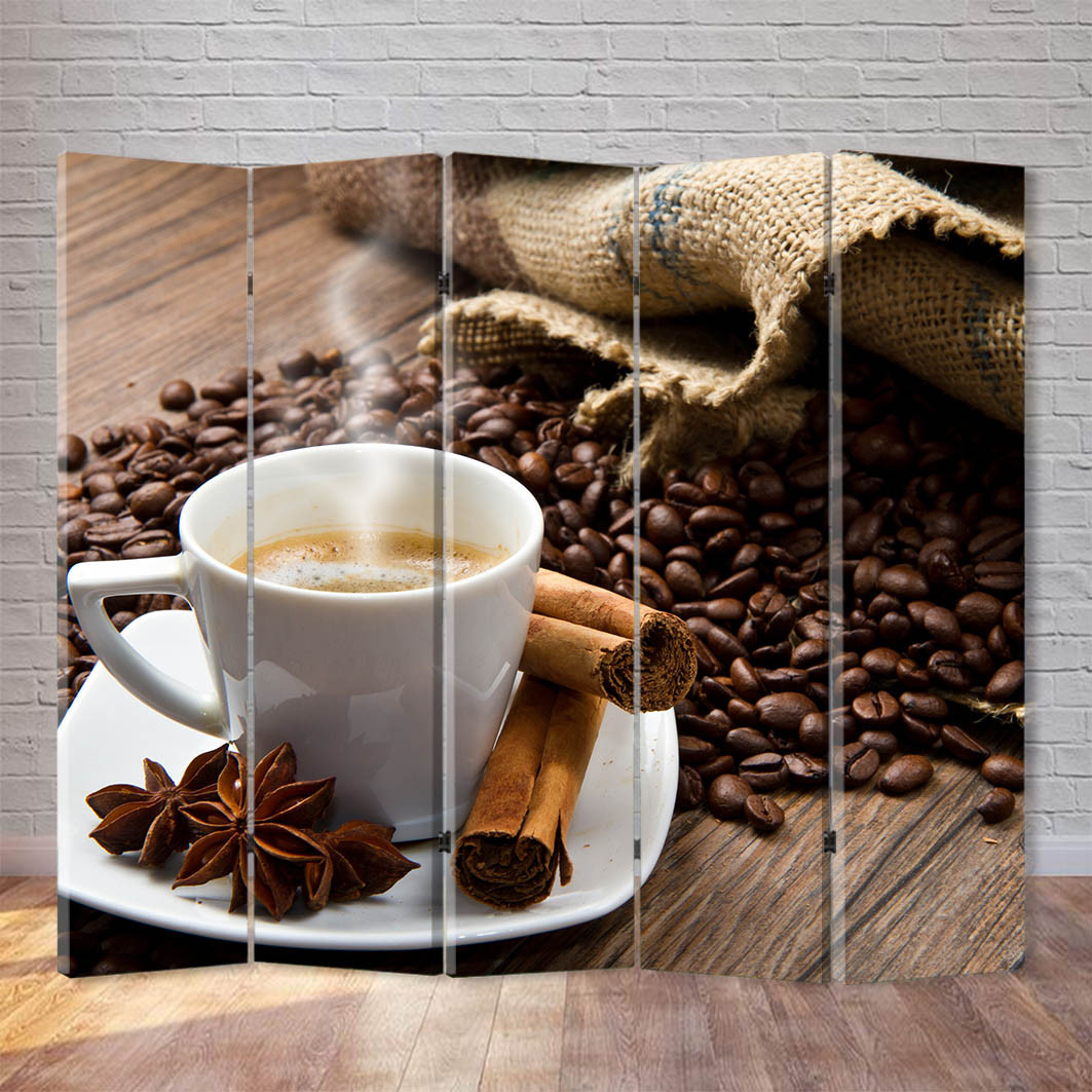 

Ширма декоративная FineDecor "Ароматный кофе" 200x180 см 068b
