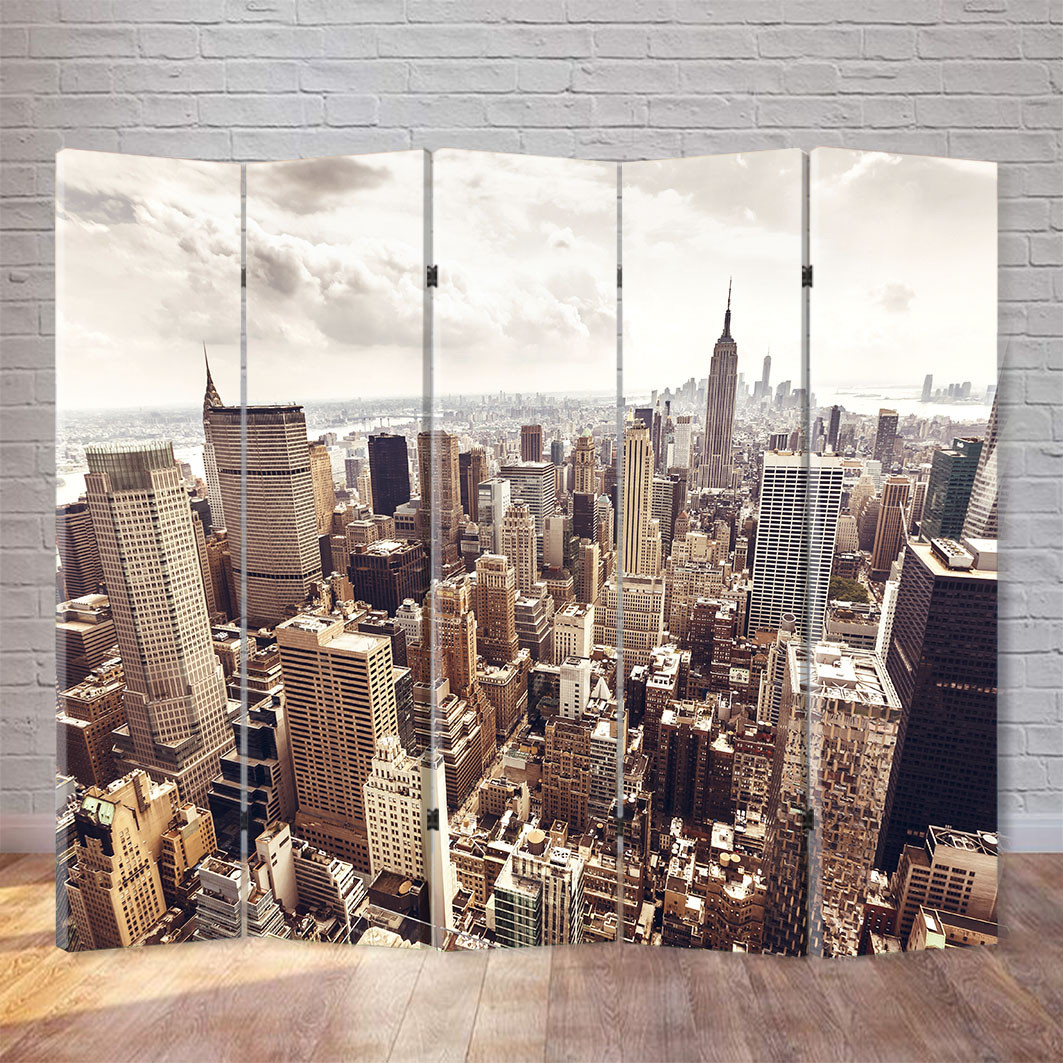 

Ширма декоративная FineDecor "Нью Йорк" 200x180 см 029b