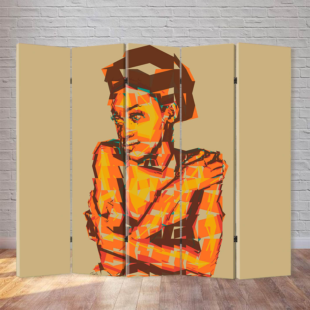 

Ширма декоративная FineDecor "Девушка" 200x180 см 073b