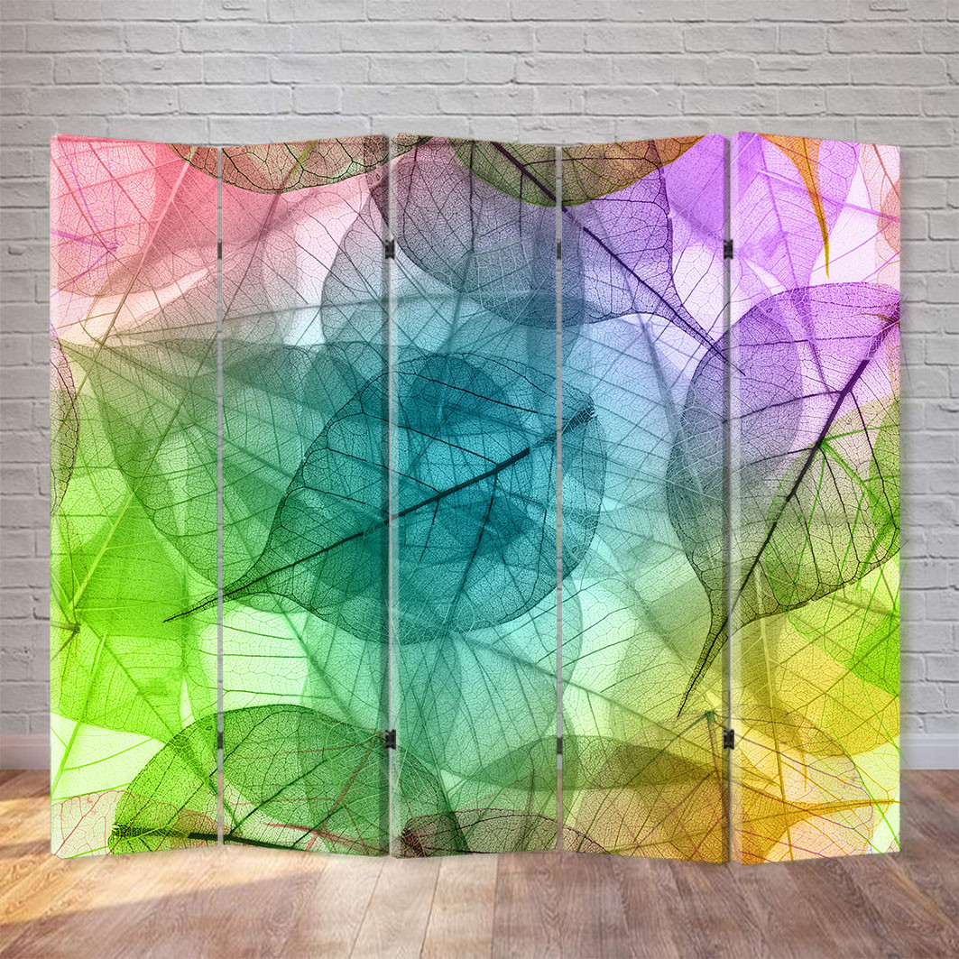 

Ширма декоративная FineDecor "Разноцветные листья" 200x180 см 062b