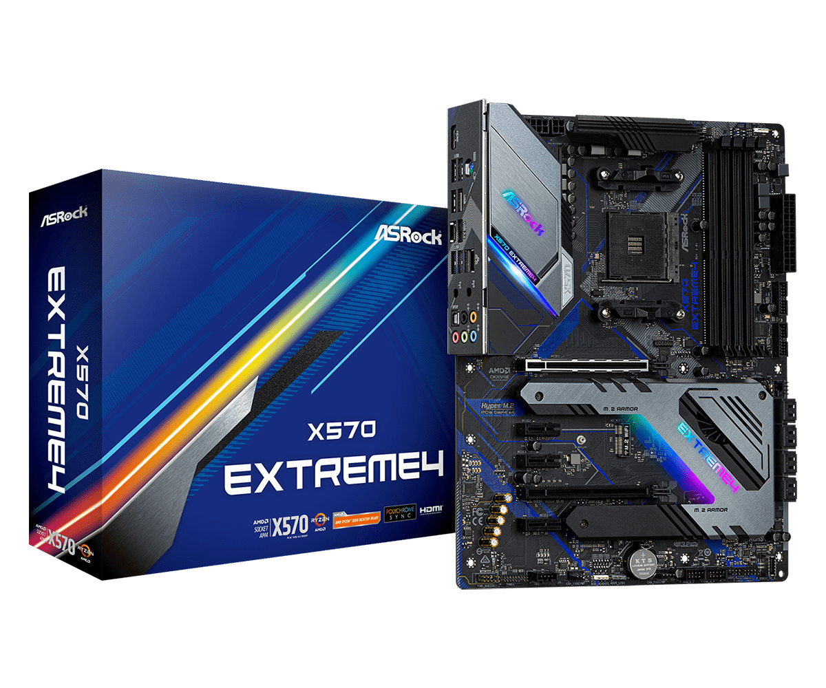 

Материнская плата ASRock X570 Extreme4 AM4 DDR4 CrossFire HDMI (181331)