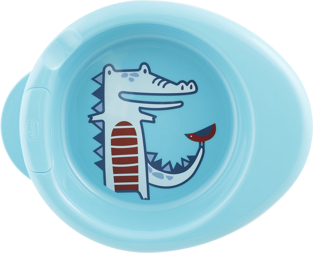 

Термоустойчивая тарелка Chicco Warmy Plate Голубая (16000.20)