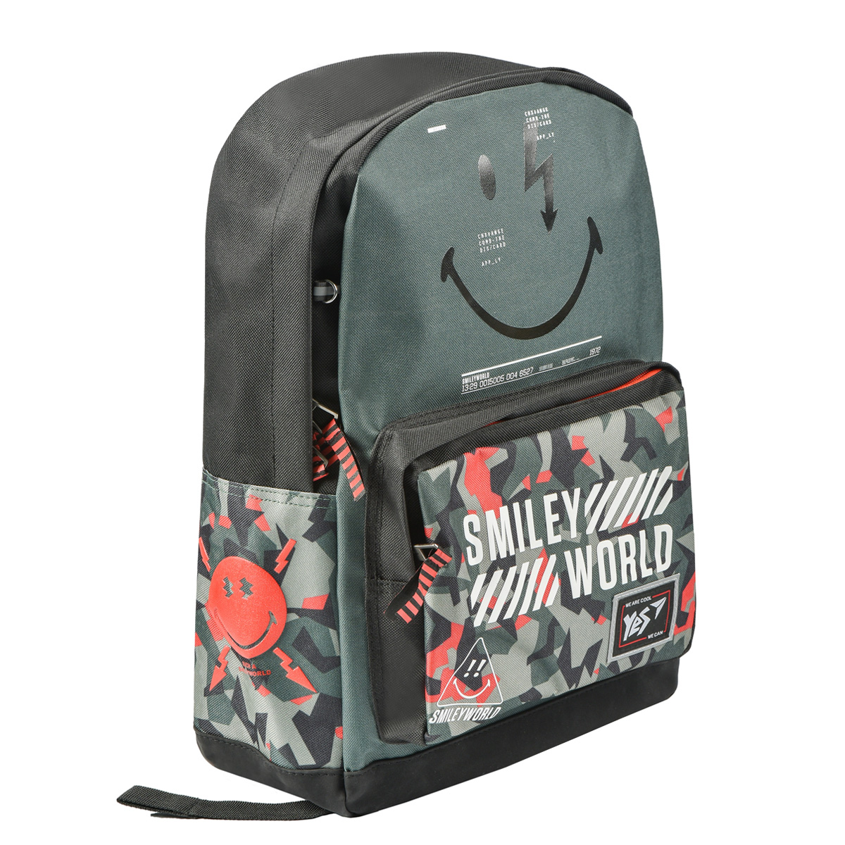 

Рюкзак молодежный Yes T-67 Smiley World Military boy 41 x 32 x 13 см