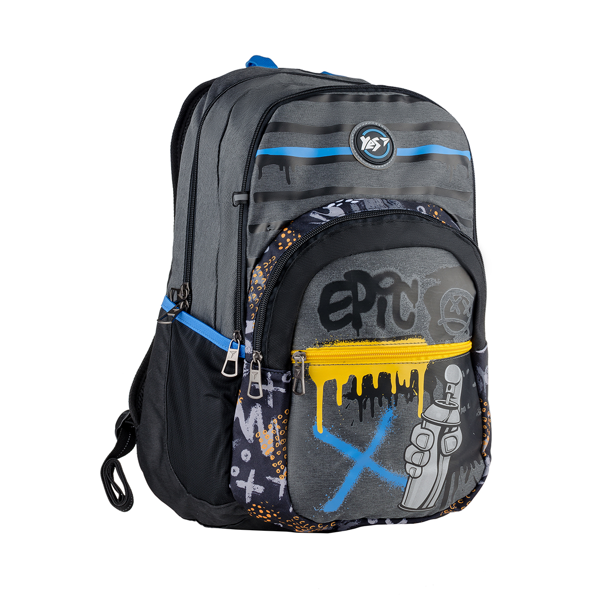 

Рюкзак молодежный Yes T-85 Graffiti Epic 48 x 33 x 18 см Серый