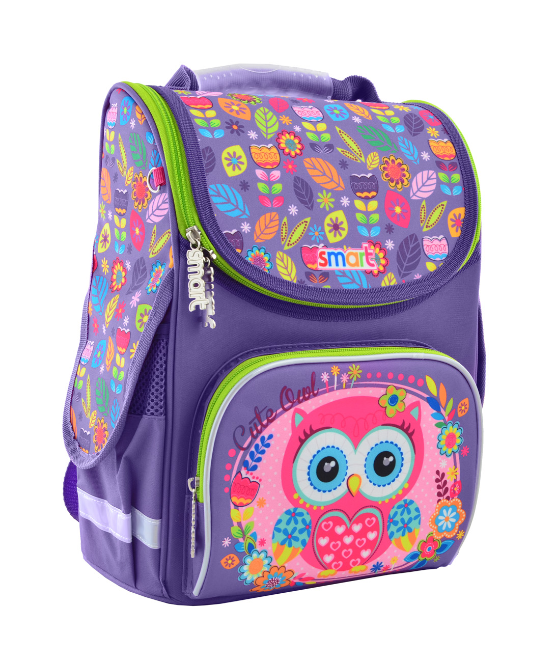 

Рюкзак школьный каркасный Smart PG-11 Little Owl 34 x 26 x 11 см Фиолетовый