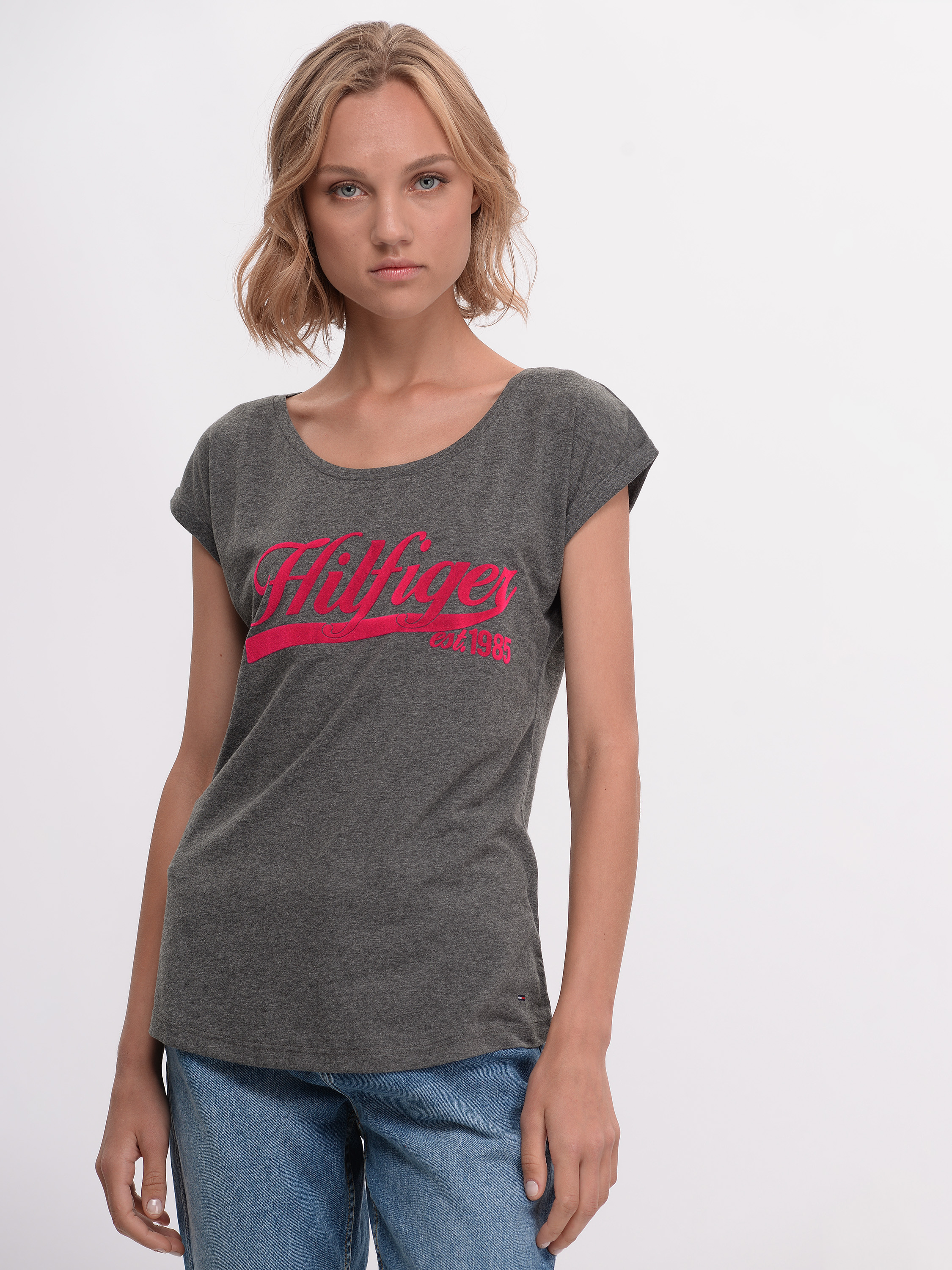 

Футболка Tommy Hilfiger 9636.2 S (42) Темно-серая