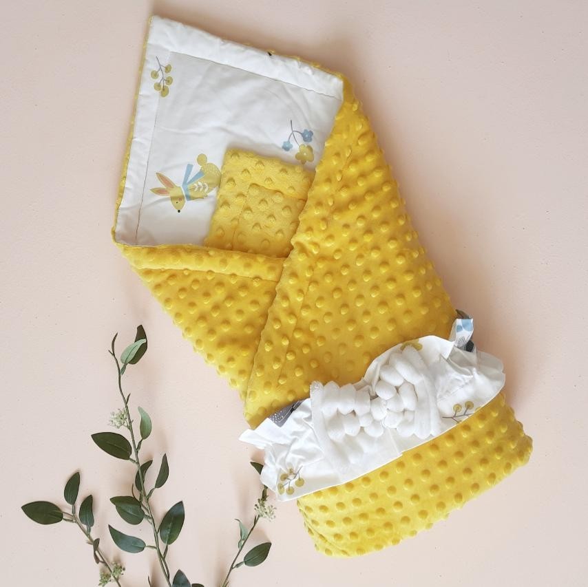 

Детский конверт Baby Textile Зверюшки 78*78 Желтый