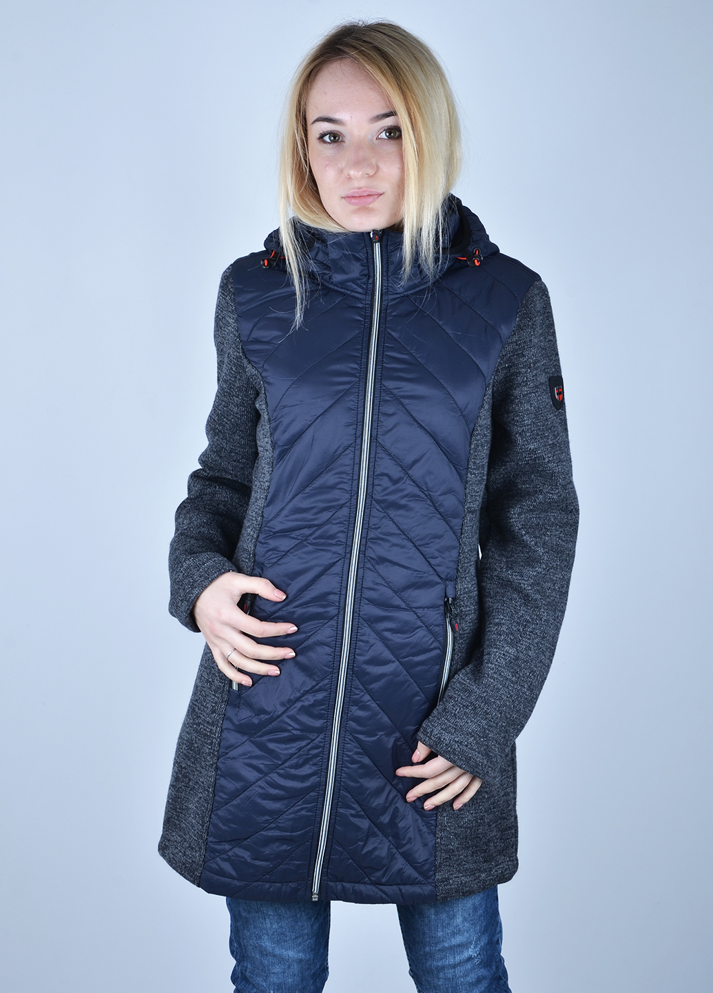 

Куртка Geographical Norway Tally 061 S т.сірий з т.синім