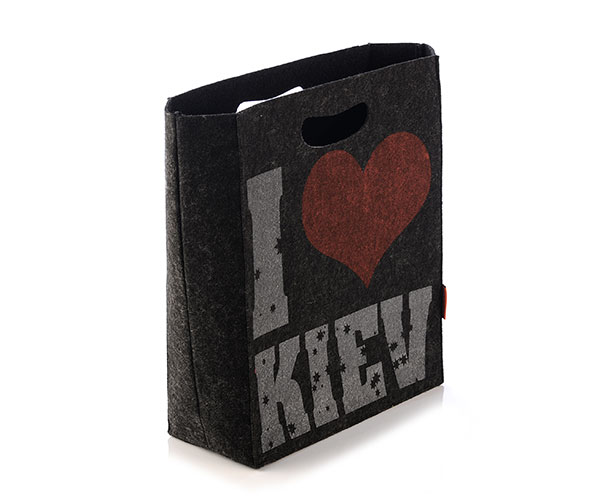 

Сумка FeltFabricDesign из войлока черная ВМ38(0047)