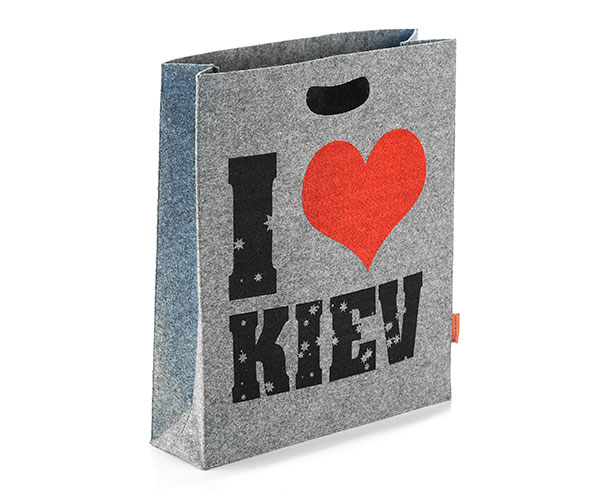 

Сумка FeltFabricDesign из войлока серая ВМ38