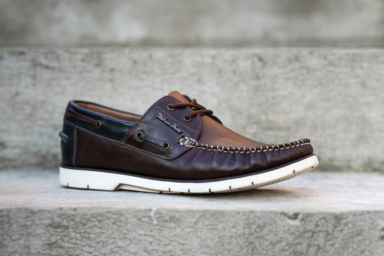 

Топсайдери Prime Shoes S15 45 коричневі