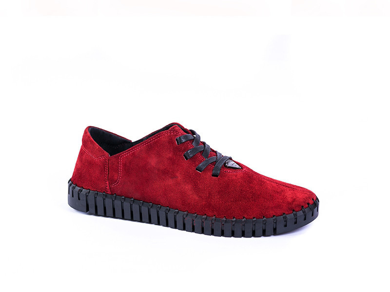 

Мокасини Prime Shoes S29 42 нубук червоні