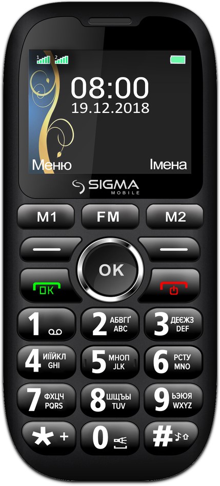 

Мобильный телефон Sigma mobile Comfort 50 Grand Black