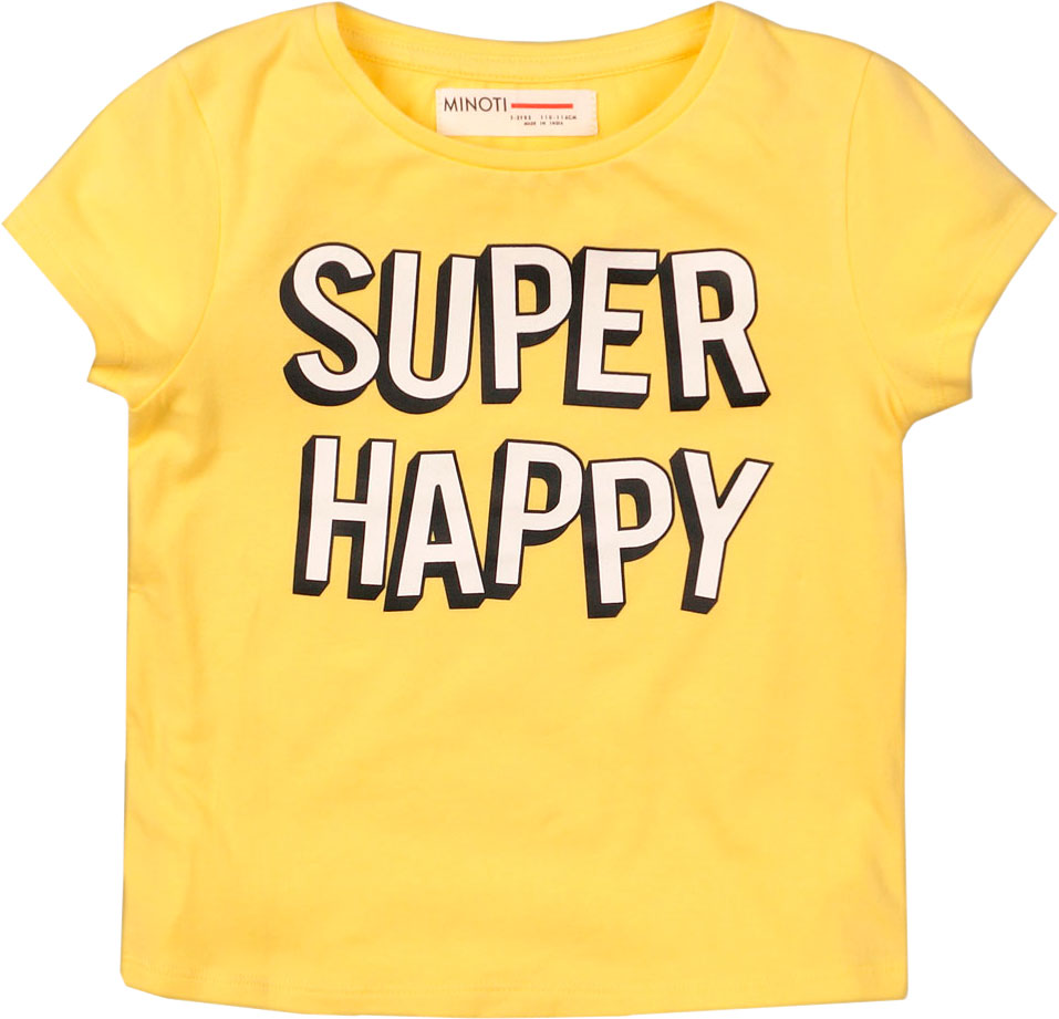 

Футболка Minoti Tg Basictee 2 8692 74-80 см Желтая