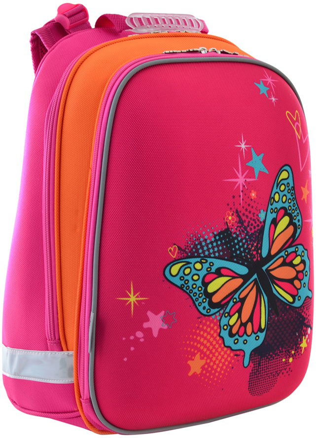 

Рюкзак школьный каркасный 1 Вересня H-12 Butterfly 38x29x15 см (554579)