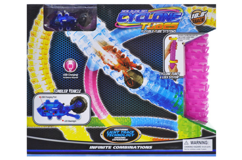 

Трек A-Toys CYCLONE 325*10*26см різнобарвний 6688-68