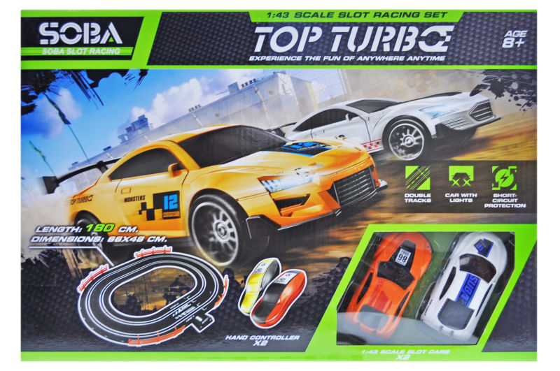 

Трек A-Toys з 2 машинками подолай перешкоди 425*295*55см кольоровий LVT12110