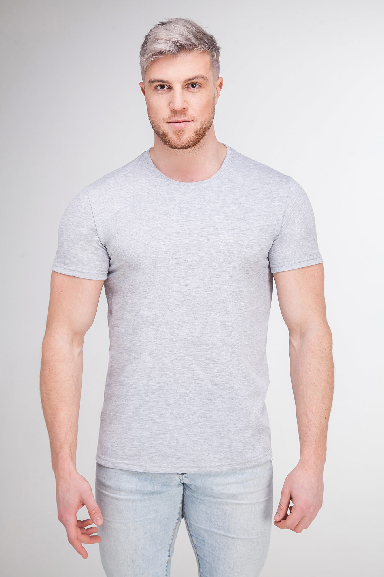 

Футболка Premium мужская S Серый