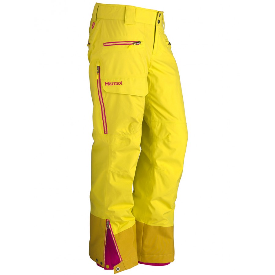 

Женские горнолыжные штаны Marmot Freerider Pant M Светло-Желтый