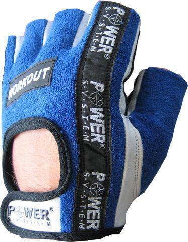 

Перчатки для фитнеса и тяжелой атлетики Power System PS-2200 Workout / M, Blue