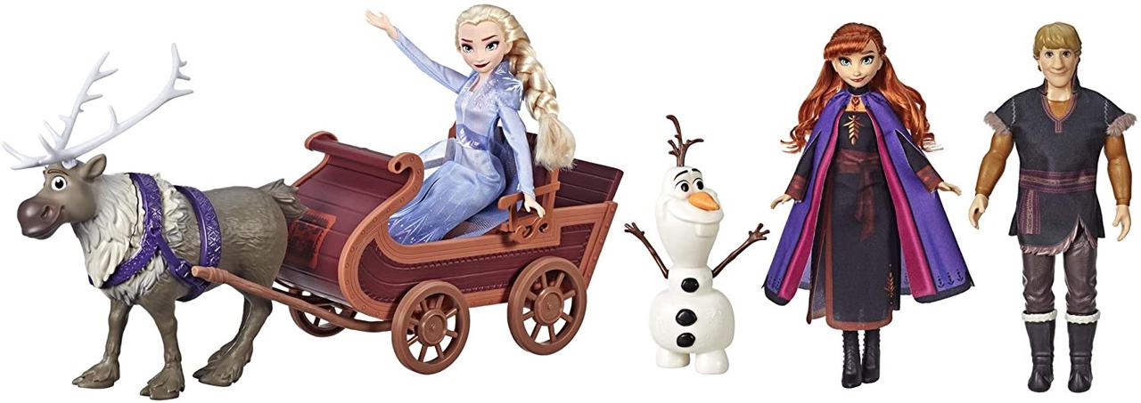 

Игровой набор Холодное сердце 2 Путешествие на санях Disney Frozen Sledding Adventures Doll Pack